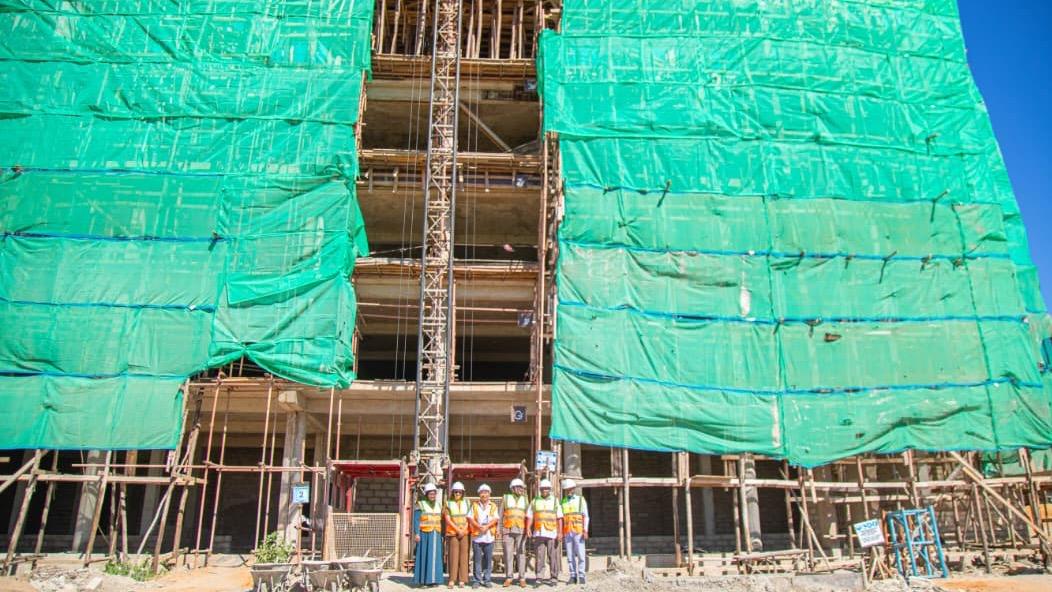 Ujenzi wa jengo la Ofisi za Mfuko wa Taifa wa Maji wafikia asilimia 42