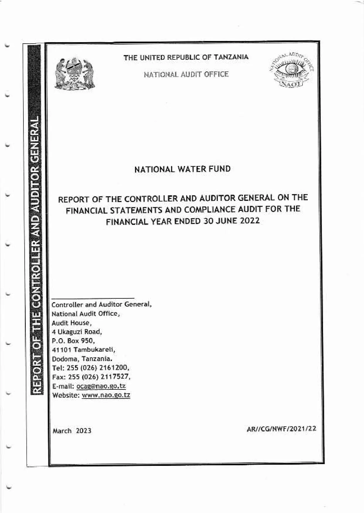 Audited Financial Report 2021-22