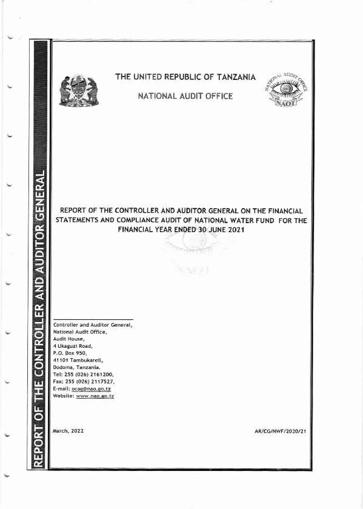 Audited Financial Report 2020-2021